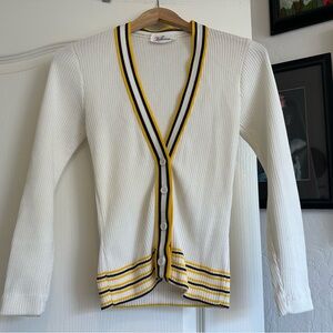 Vintage The Kollection LTD Sporty Golf/Tennis Cardigan. Small. Great condition